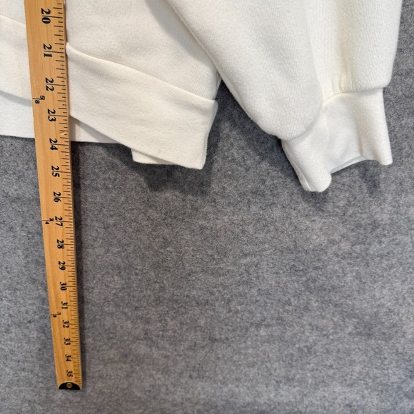 Xirena Kass Sweatshirt Womens XL Oversized Boxy Fleece Pullover Shawl Pleated - Picture 5 of 10